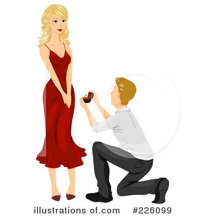 Royalty-Free (RF) Proposing Clipart Illustration by BNP Design Studio - Stock Sample #226099