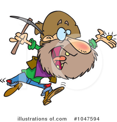 Royalty-Free (RF) Prospector Clipart Illustration by toonaday - Stock Sample #1047594