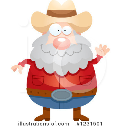 Royalty-Free (RF) Prospector Clipart Illustration by Cory Thoman - Stock Sample #1231501