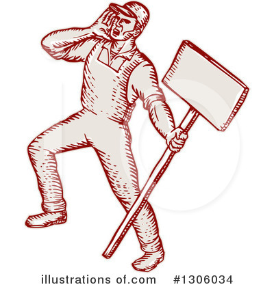 Royalty-Free (RF) Protest Clipart Illustration by patrimonio - Stock Sample #1306034