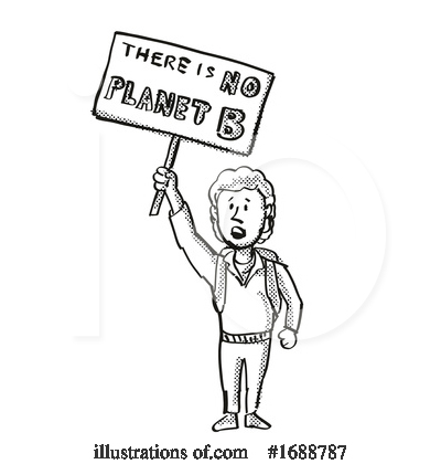 Royalty-Free (RF) Protest Clipart Illustration by patrimonio - Stock Sample #1688787