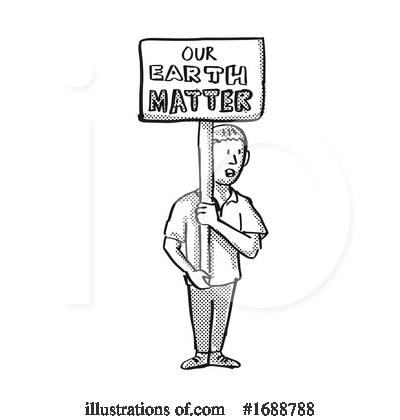 Royalty-Free (RF) Protest Clipart Illustration by patrimonio - Stock Sample #1688788