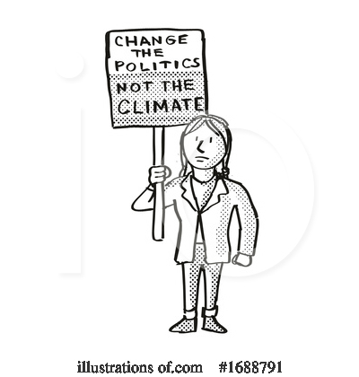Royalty-Free (RF) Protest Clipart Illustration by patrimonio - Stock Sample #1688791