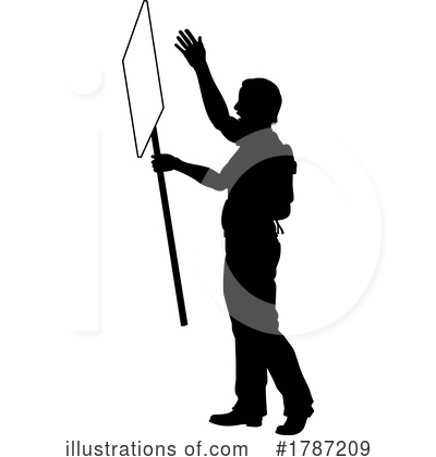 Royalty-Free (RF) Protest Clipart Illustration by AtStockIllustration - Stock Sample #1787209