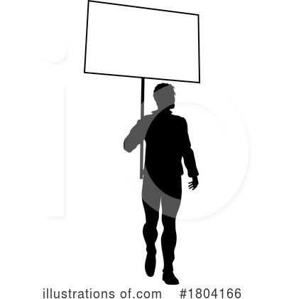 Royalty-Free (RF) Protest Clipart Illustration by AtStockIllustration - Stock Sample #1804166