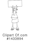 Protester Clipart #1433894 by djart