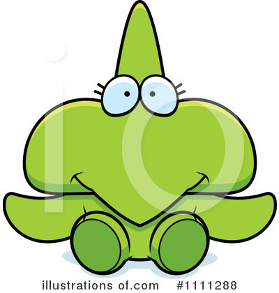 Royalty-Free (RF) Pterodactyl Clipart Illustration by Cory Thoman - Stock Sample #1111288