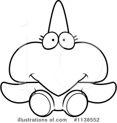Royalty-Free (RF) Pterodactyl Clipart Illustration by Cory Thoman - Stock Sample #1138552