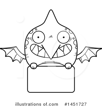 Royalty-Free (RF) Pterodactyl Clipart Illustration by Cory Thoman - Stock Sample #1451727