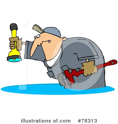 Royalty-Free (RF) Pumber Clipart Illustration by djart - Stock Sample #78313
