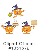 Pumpkin Character Clipart #1351672 by Hit Toon