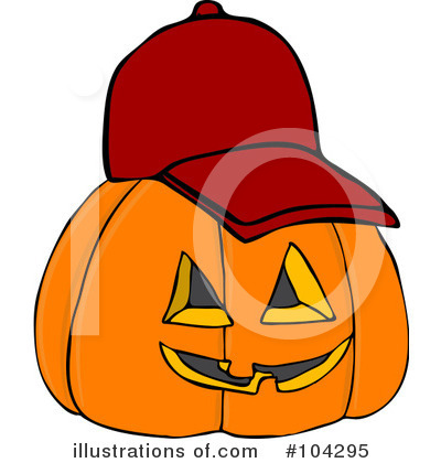 Royalty-Free (RF) Pumpkin Clipart Illustration by djart - Stock Sample #104295