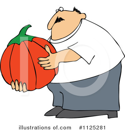 Royalty-Free (RF) Pumpkin Clipart Illustration by djart - Stock Sample #1125281