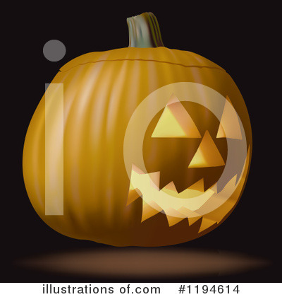Royalty-Free (RF) Pumpkin Clipart Illustration by dero - Stock Sample #1194614