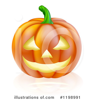 Royalty-Free (RF) Pumpkin Clipart Illustration by AtStockIllustration - Stock Sample #1198991