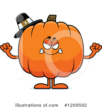 Royalty-Free (RF) Pumpkin Clipart Illustration by Cory Thoman - Stock Sample #1209502