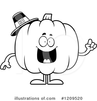 Royalty-Free (RF) Pumpkin Clipart Illustration by Cory Thoman - Stock Sample #1209520