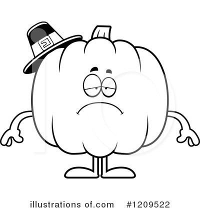 Royalty-Free (RF) Pumpkin Clipart Illustration by Cory Thoman - Stock Sample #1209522