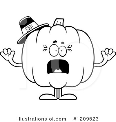 Royalty-Free (RF) Pumpkin Clipart Illustration by Cory Thoman - Stock Sample #1209523