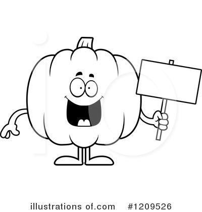 Royalty-Free (RF) Pumpkin Clipart Illustration by Cory Thoman - Stock Sample #1209526