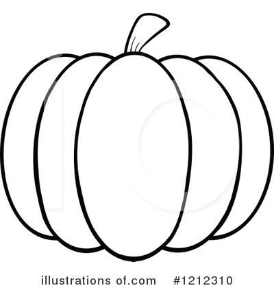 Royalty-Free (RF) Pumpkin Clipart Illustration by Hit Toon - Stock Sample #1212310
