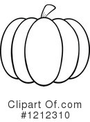 Pumpkin Clipart #1212310 by Hit Toon