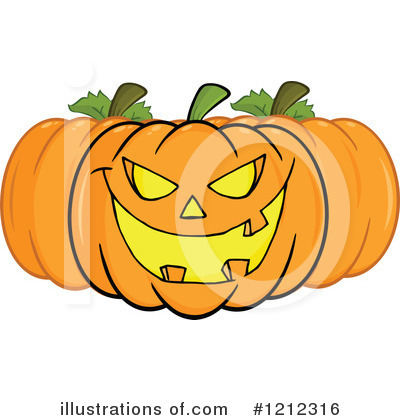 Royalty-Free (RF) Pumpkin Clipart Illustration by Hit Toon - Stock Sample #1212316