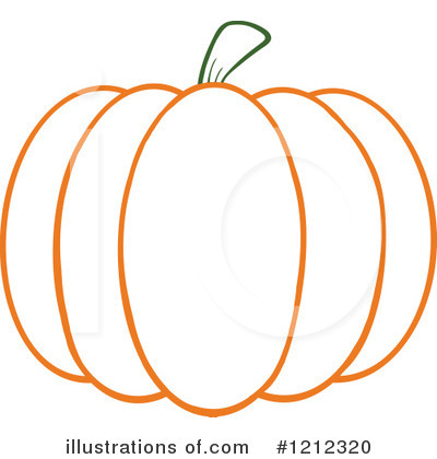 Royalty-Free (RF) Pumpkin Clipart Illustration by Hit Toon - Stock Sample #1212320