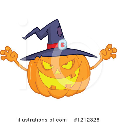 Royalty-Free (RF) Pumpkin Clipart Illustration by Hit Toon - Stock Sample #1212328