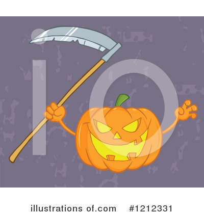 Royalty-Free (RF) Pumpkin Clipart Illustration by Hit Toon - Stock Sample #1212331