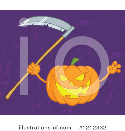 Royalty-Free (RF) Pumpkin Clipart Illustration by Hit Toon - Stock Sample #1212332