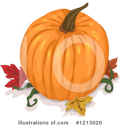 Royalty-Free (RF) Pumpkin Clipart Illustration by BNP Design Studio - Stock Sample #1213020