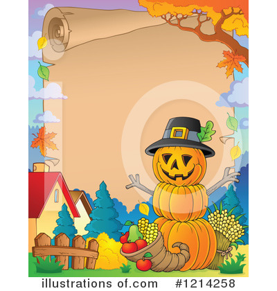 Royalty-Free (RF) Pumpkin Clipart Illustration by visekart - Stock Sample #1214258