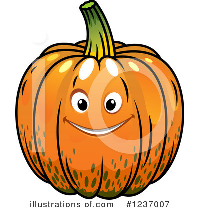 Royalty-Free (RF) Pumpkin Clipart Illustration by Vector Tradition SM - Stock Sample #1237007