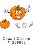 Pumpkin Clipart #1239803 by Vector Tradition SM