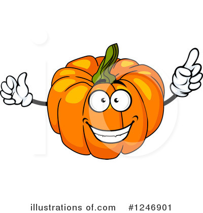 Royalty-Free (RF) Pumpkin Clipart Illustration by Vector Tradition SM - Stock Sample #1246901