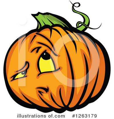 Pumpkin Clipart #1263179 by Chromaco