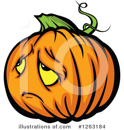 Pumpkin Clipart #1263184 by Chromaco