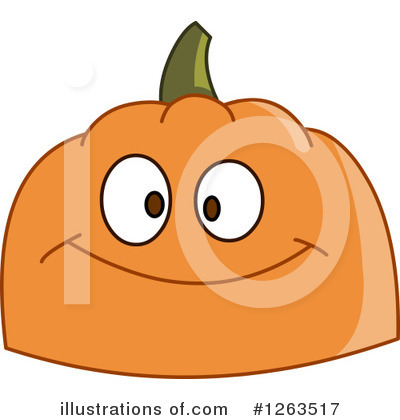 Royalty-Free (RF) Pumpkin Clipart Illustration by yayayoyo - Stock Sample #1263517