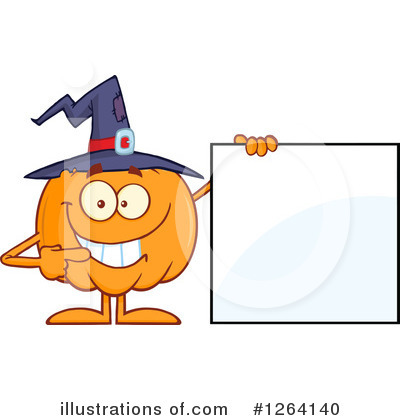 Royalty-Free (RF) Pumpkin Clipart Illustration by Hit Toon - Stock Sample #1264140
