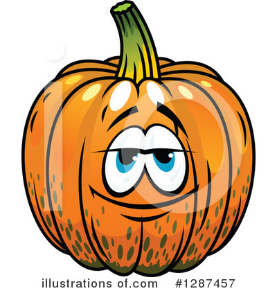 Royalty-Free (RF) Pumpkin Clipart Illustration by Vector Tradition SM - Stock Sample #1287457