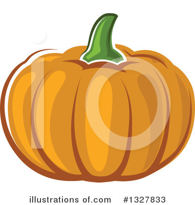 Royalty-Free (RF) Pumpkin Clipart Illustration by Vector Tradition SM - Stock Sample #1327833
