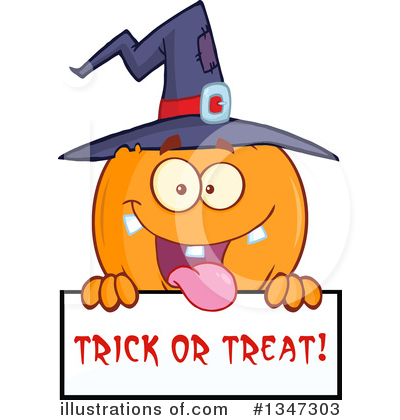 Royalty-Free (RF) Pumpkin Clipart Illustration by Hit Toon - Stock Sample #1347303