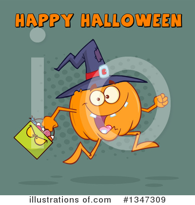 Royalty-Free (RF) Pumpkin Clipart Illustration by Hit Toon - Stock Sample #1347309