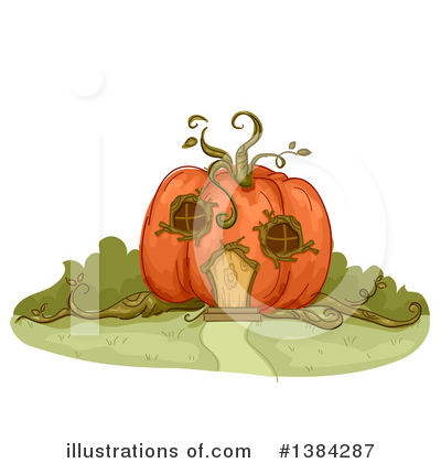 Royalty-Free (RF) Pumpkin Clipart Illustration by BNP Design Studio - Stock Sample #1384287
