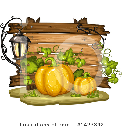 Royalty-Free (RF) Pumpkin Clipart Illustration by merlinul - Stock Sample #1423392