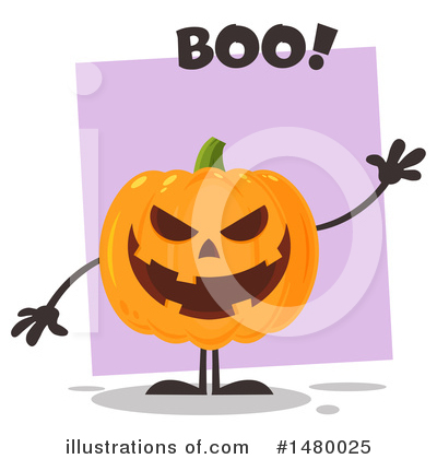 Royalty-Free (RF) Pumpkin Clipart Illustration by Hit Toon - Stock Sample #1480025