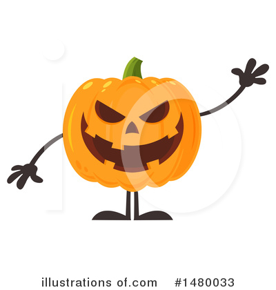 Royalty-Free (RF) Pumpkin Clipart Illustration by Hit Toon - Stock Sample #1480033