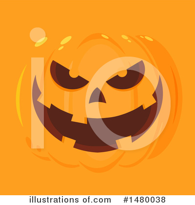 Royalty-Free (RF) Pumpkin Clipart Illustration by Hit Toon - Stock Sample #1480038