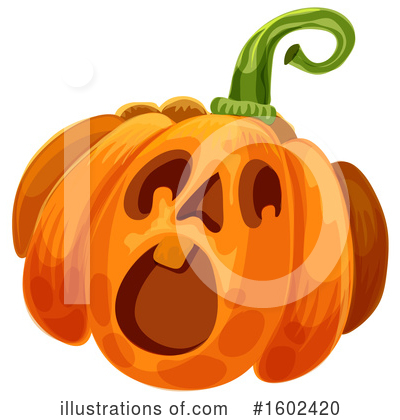 Royalty-Free (RF) Pumpkin Clipart Illustration by Vector Tradition SM - Stock Sample #1602420